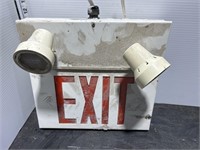 Exit sign