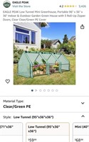 Mini Greenhouse (Open BOx, New)
