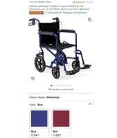 Foldable Wheelchair (Open Box)