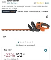 Hedge Trimmer (Open Box)