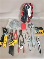 Jumping Cables, Wrenches, Pliers, & others
