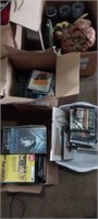 Lot with cd's, and dvd's,