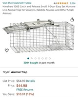 Small Animal Catch & Release Cage (Open Box)