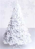 Retail$120 8ft Artificial Christmas tree(White)