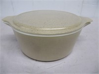 SPECKLED PYREX DISH - 2 1/2 QT