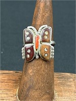 Unmarked butterfly ring