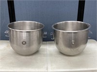 2 Hobart Mixing Bowls