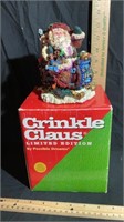 Crinkle Claus Sled Filled With Joy, new