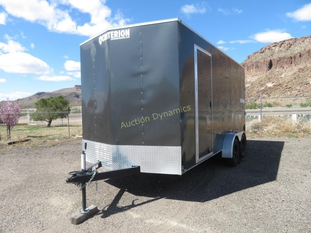 Criterion Cargo Trailer, Dual Axle, Ramp Back Door