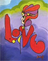 Drawing on paper ,Peter Max