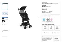 WFF1708  Delta Children The Clutch Travel Stroller