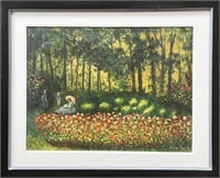 Oil painting on canvas ,Claude Monet