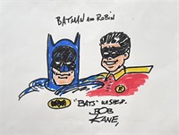 Drawing on paper ,Bob Kane