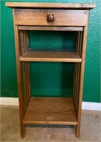 63 - MISSION STYLE SIDE TABLE