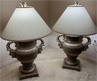 63 - PAIR OF MATCHING TABLE LAMPS