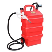 16 Gallon 60L Portable Fuel Caddy Tank with 12V