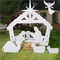 JOYIN 4FT Christmas Holy Family Nativity Scene,