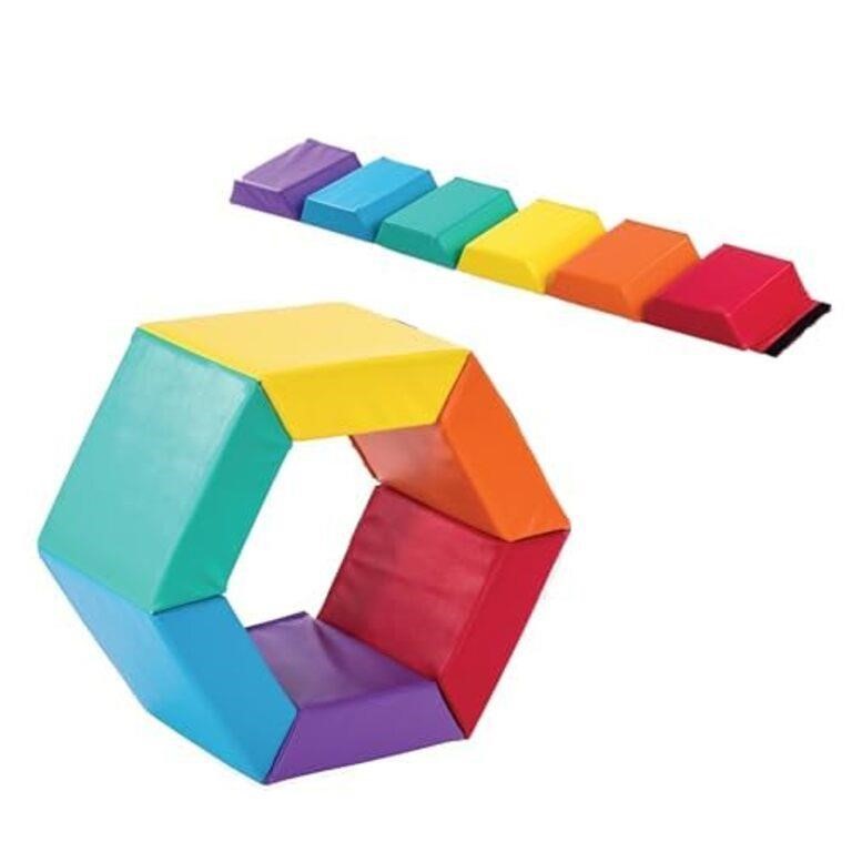 New-Bounce Hexagon Gymnastics Mat - Gym Equipment