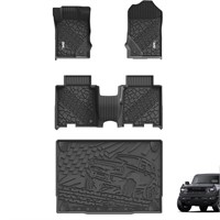 3W Floor Mats & Cargo Liner Compatible for