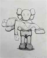 Drawing on paper ,KAWS