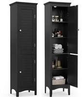 Retail$230 Tall Bathroom Floor Cabinet