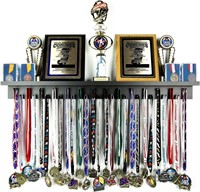 $80  3ft Medal Rack & Trophy Shelf  36 Black