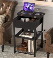 CYCLYSIO END TABLES W/CHARGING STATIONS
