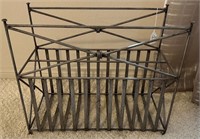 63 - METAL MAGAZINE RACK