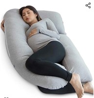 PharMeDoc Pregnancy Pillow, Grey U-Shape Full