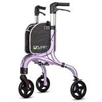 Planetwalk Premium 3 Wheel Rollator Walker for