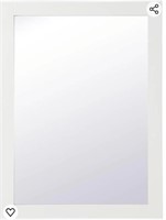 Aqua rectangle vanity mirror 24x36x1 inch in