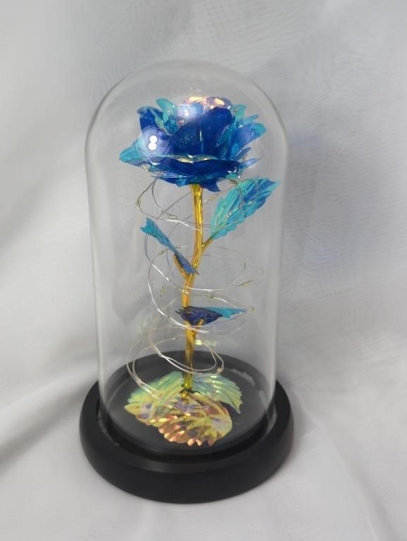 Beauty and The Beast Rose, Lasts Forever Blue &
