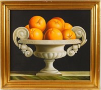 James Tormey Oil on Canvas 'Citrus Urn'