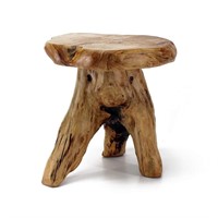 WELLAND Tree Stump Stool Live Edge, Natural Edge