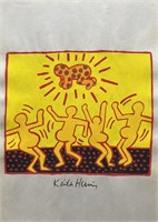 Drawing on paper ,Keith Haring