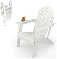 Sleek Space Adirondack Folding Chair for Garden,