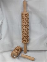 Fun Stodola Wood Engraved Rolling Pins, Mini with