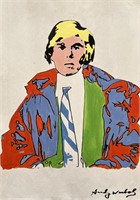 Drawing on paper ,Andy Warhol
