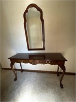 Console table & mirror 

Table measurements