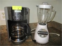 Coffee pot and blender