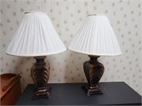 Black & Bronze Lamps
