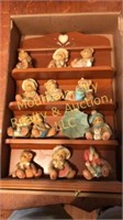 Shelf of bear statues