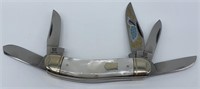 Bulldog Brand Germany 5 Blade Sowbelly Peacock w/