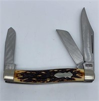Uncle Henry Made by Schrade 3 Blade Stockman