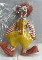 Vintage Ronald McDonald Plush Toy