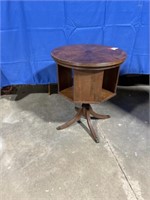 Small round table, 22 inches in diameter, with