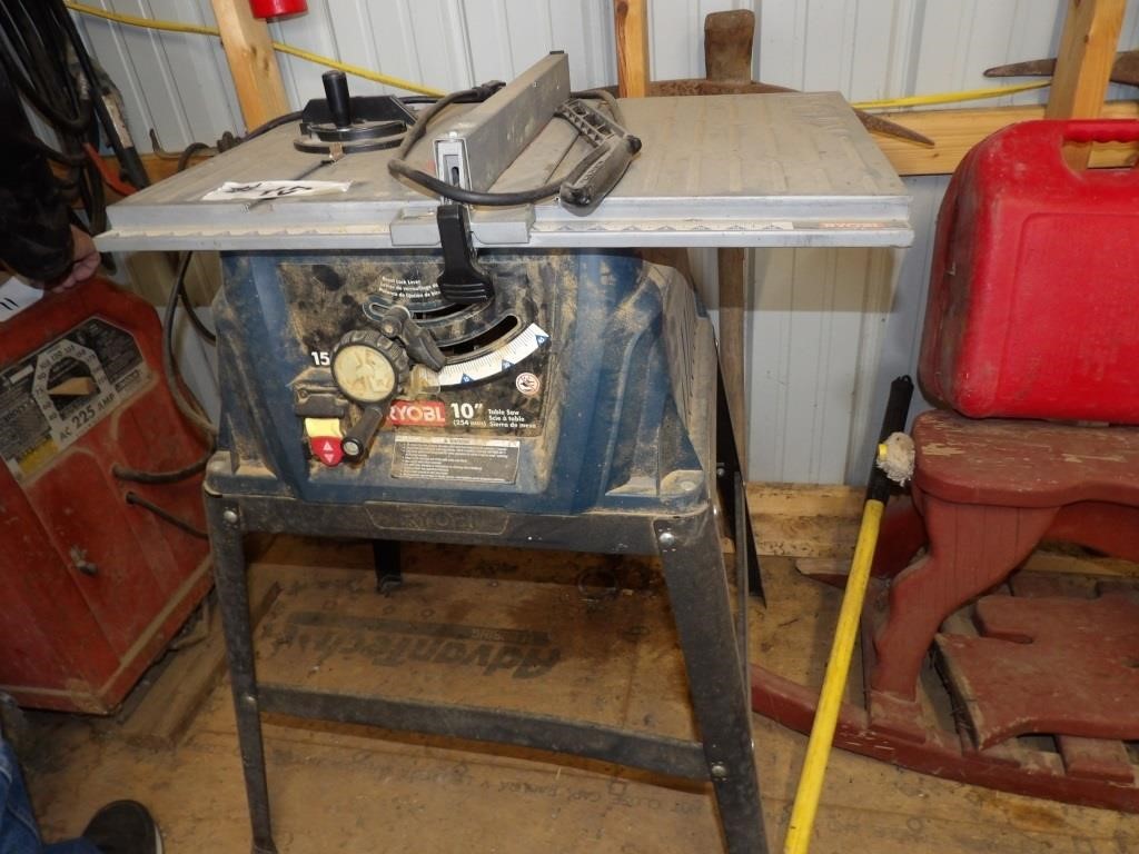 Ryobi 10" table saw