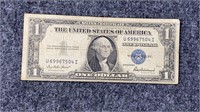 1935 F US $1 Silver Certificate US Currency Note