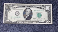 1950-E STAR $10 Federal Reserve Note US Currency