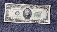 1950-A US 666 $20 Federal Reserve Note US Currency